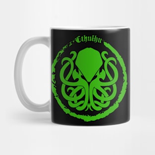 Cthulhu Logo Green Mug